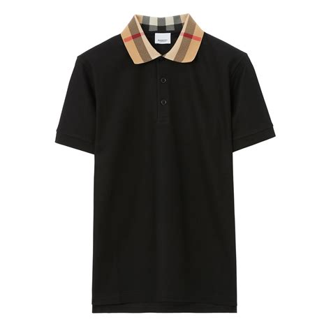 burberry slim fit polo|burberry polo shirt black.